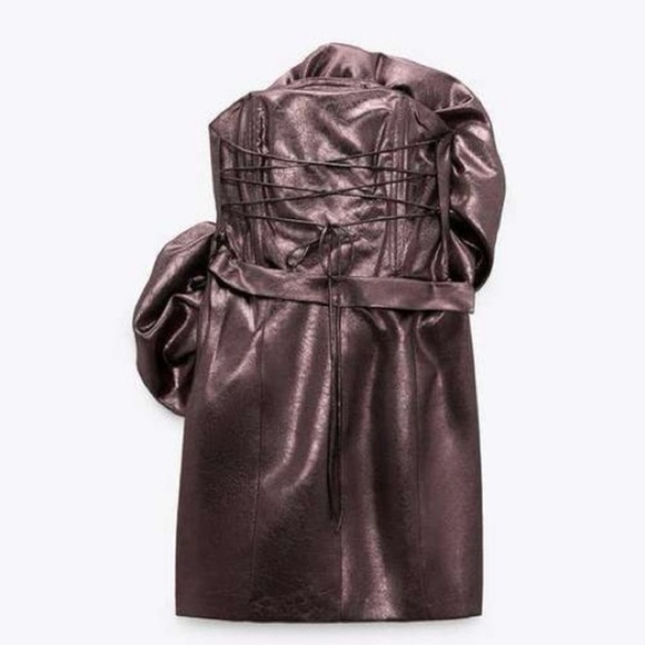 ZARA VOLUMINOUS ROSES FLOWER DRESS - Picture 3 of 5